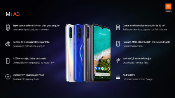 Buy Xiaomi Mi A3 global in kiboTEK Spain
