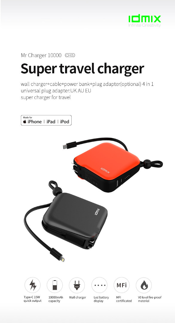 Comprar Xiaomi Idmix MR Charger 10000 en kiboTEK España