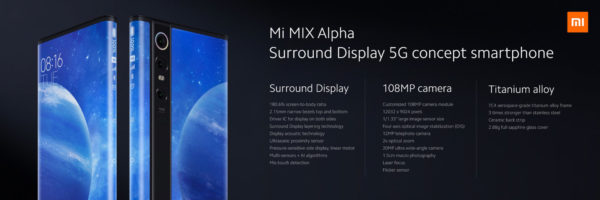 Comprar Xiaomi MIX Alpha en kiboTEK España