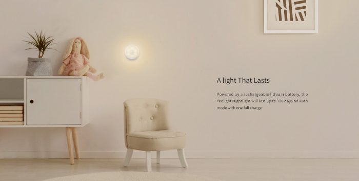 Buy Xiaomi Yeelight Rechargeable Night Light Sensor at kiboTEK Spain
