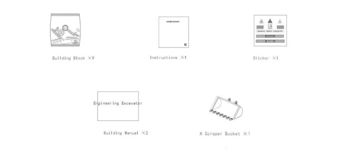 Comprar Xiaomi MiTU Engineering Excavator Building Blocks en kiboTEK España