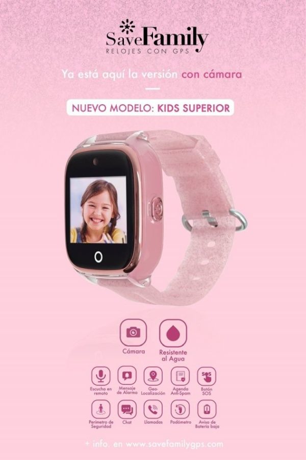 Reloj Inteligente Niño SaveFamily Superior con Cámara – Shopavia