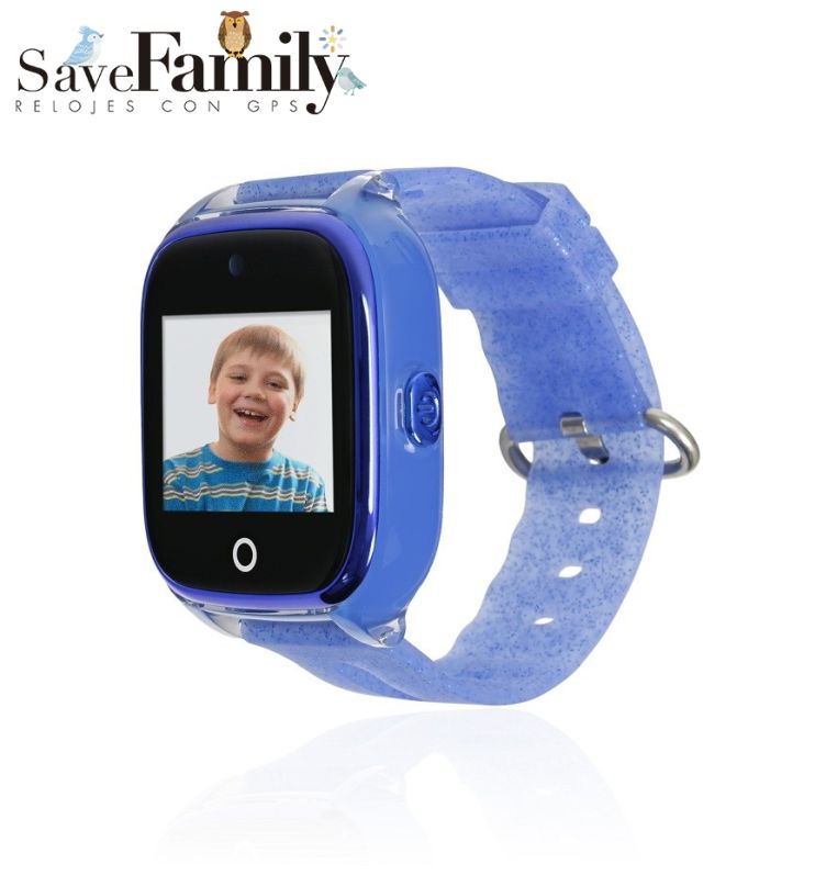 ▷ Reloj GPS con Localizador para Niños SmartWatch Azul