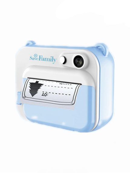 Enregistrer Appareil photo instantané familial pour enfants bleu ciel