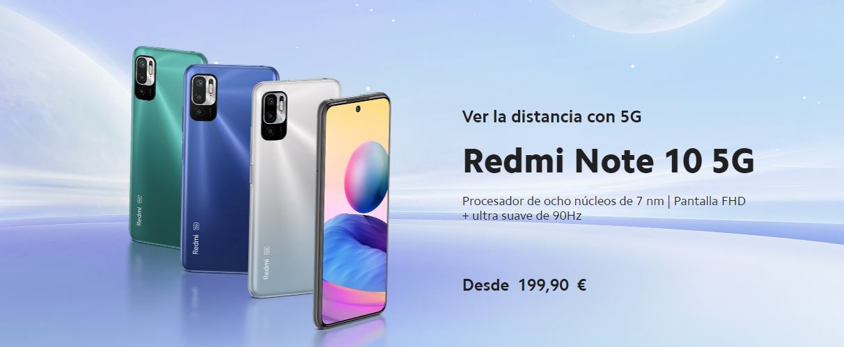 Xiaomi Redmi Note 10 y Redmi Note 10 5G, ficha técnica de