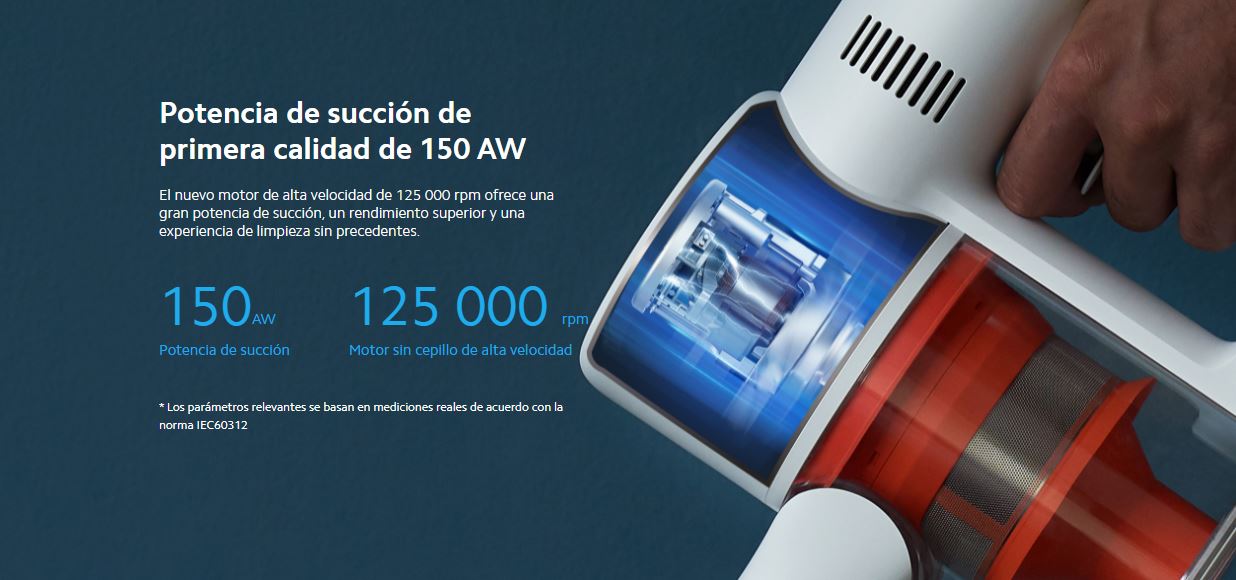 Comprar Xiaomi Mi Vacuum Cleaner G10 Aspirador Sin Cables/Sin