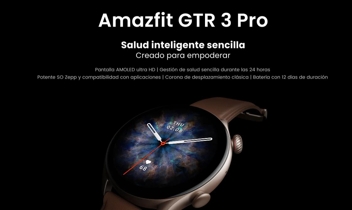 Comprar Amazfit GTR 3 PRO ▷ tienda online AMAZFIT ZEPP kiboTEK España ®