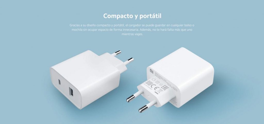 Comprar Xiaomi Cargador 33W Wall Charger ( Type-A + Type-C) EU - kiboTEK