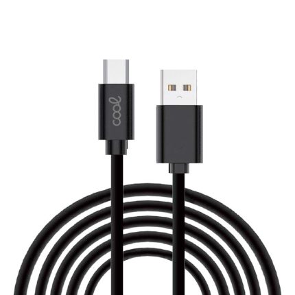 Cavo USB Compatibile COOL Universale TYPE-C (3 metri) Nero 2,4 Amp
