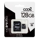 Micro SD Memory Card with Adapt. x128 GB COOL (Class 10)