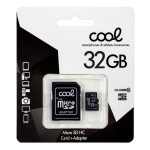 Micro SD Memory Card with Adapt. x32 GB COOL (Class 10)