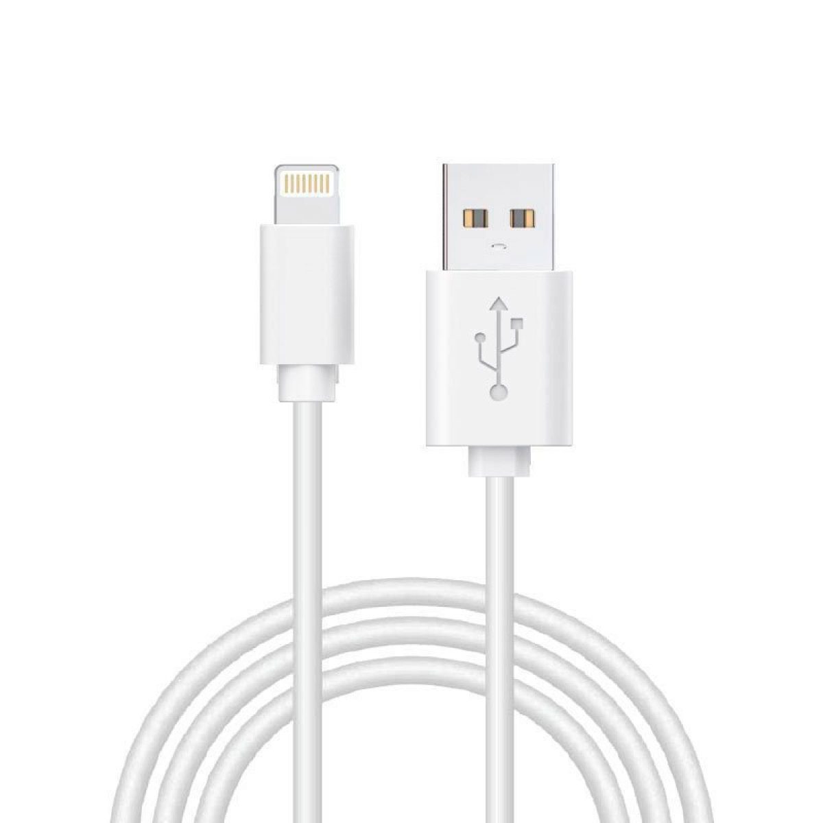 Comprar Cable USB Compatible COOL Lightning para iPhone / iPad (1.2 metros)  Blanco - kiboTEK
