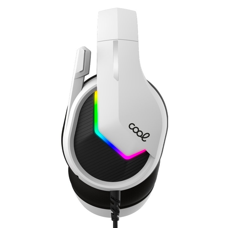 Comprar Auriculares Stereo PC / PS4 / PS5 / Xbox Gaming Iluminación COOL  Storm White USB 7.1 - kiboTEK