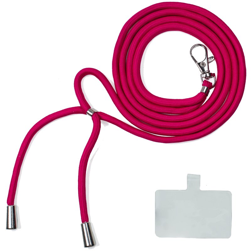 Comprar Cordón Colgante COOL Universal con Tarjeta para Smartphone Fucsia -  kiboTEK