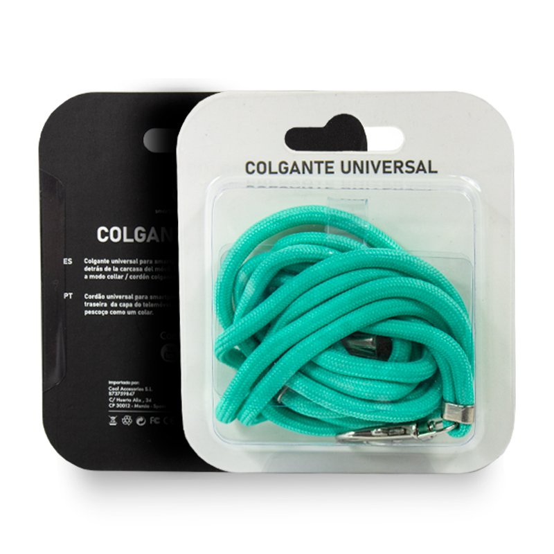 Comprar Cordón Colgante COOL Universal con Tarjeta para Smartphone Mint -  kiboTEK