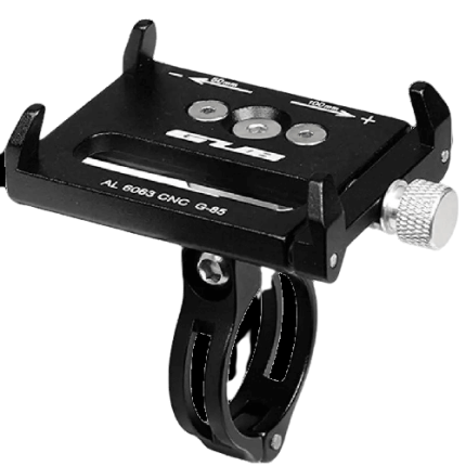 Suporte de smartphone compatível para scooter – preto preto