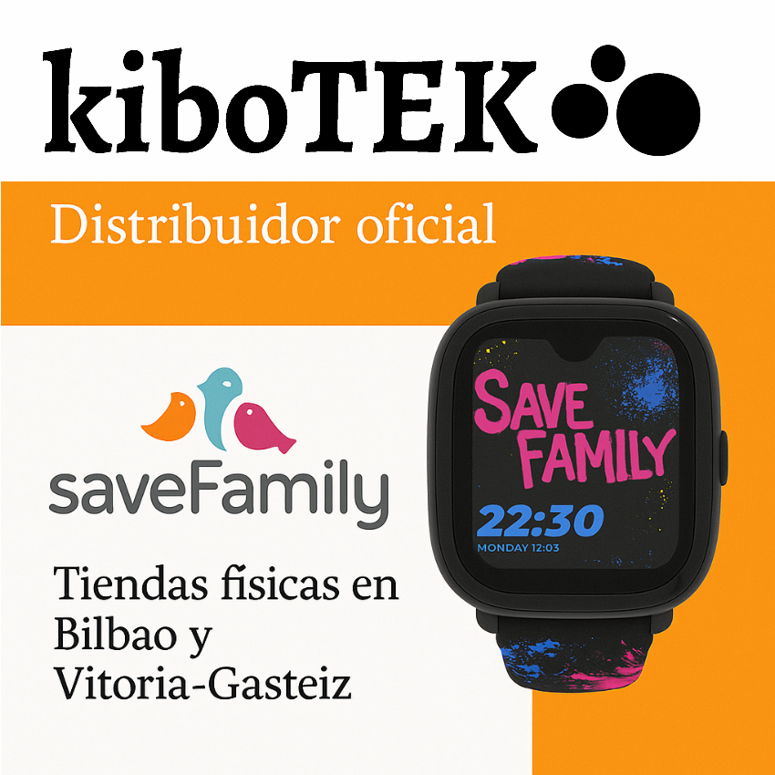 kiboTEK Bilbao Punto de venta oficial de SaveFamily relojes para niños 1 kiboTEK savefamily distribuidor 026