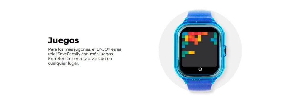 SaveFamily Reloj Enjoy Smartwatch para niños con 4G y