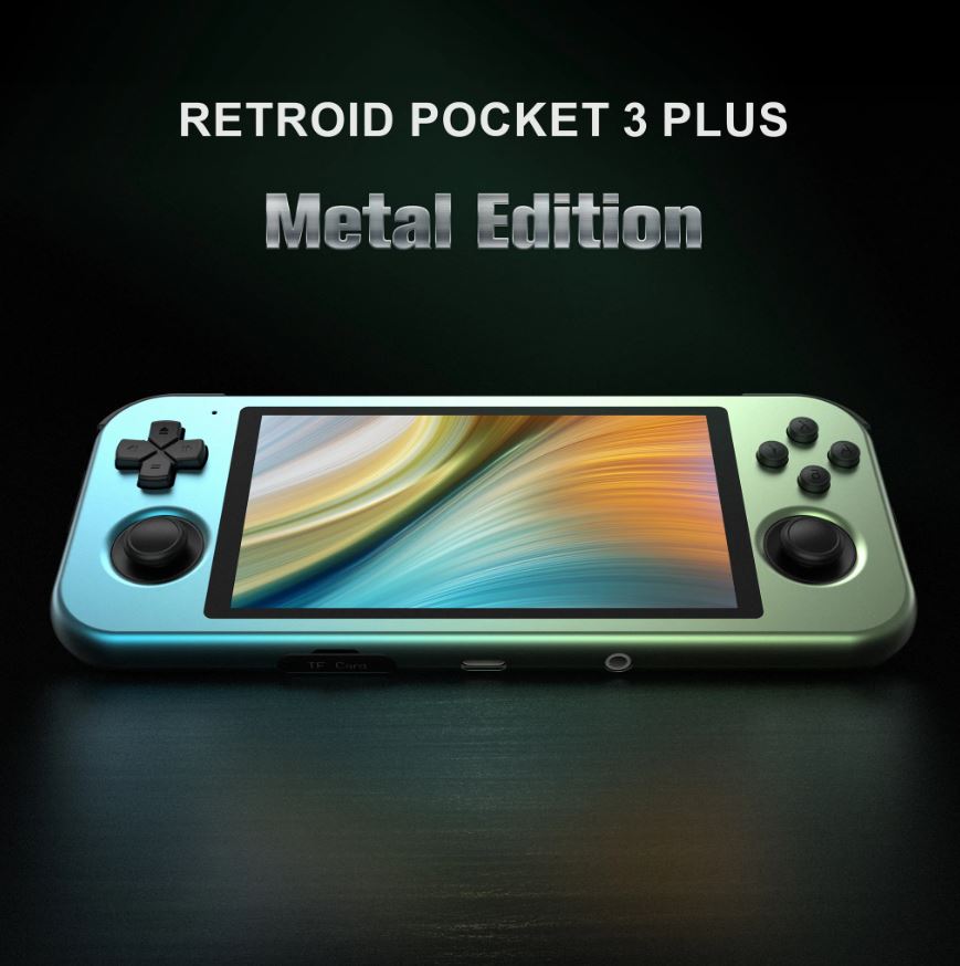 Aluminum Gaming Devices : Retroid pocket 3 metallic