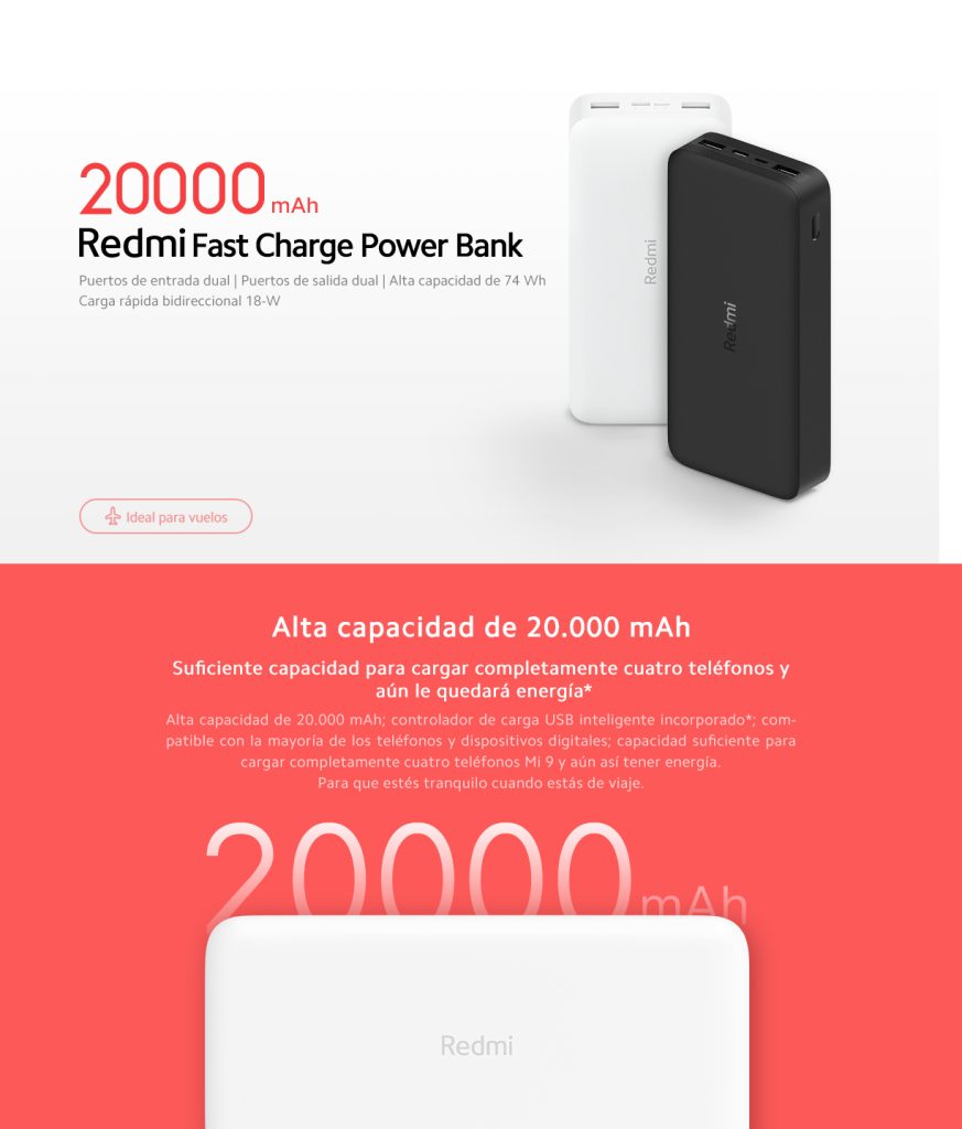 kiboTEK xiaomi redmi powerbank 20000 001