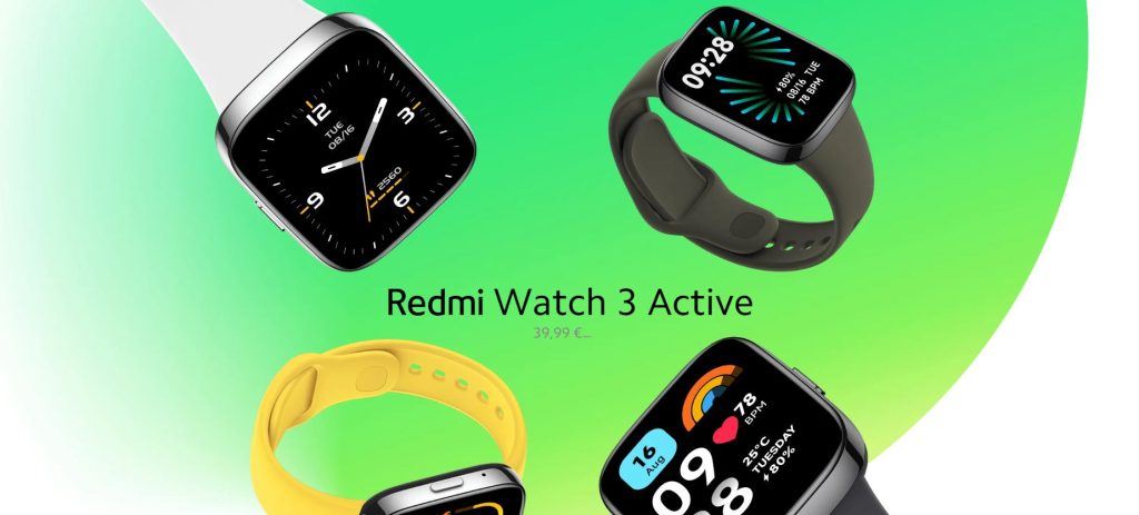 Buy Xiaomi Redmi Watch 3 Active ▷ Xiaomi kiboTEK store Spain Europe ®