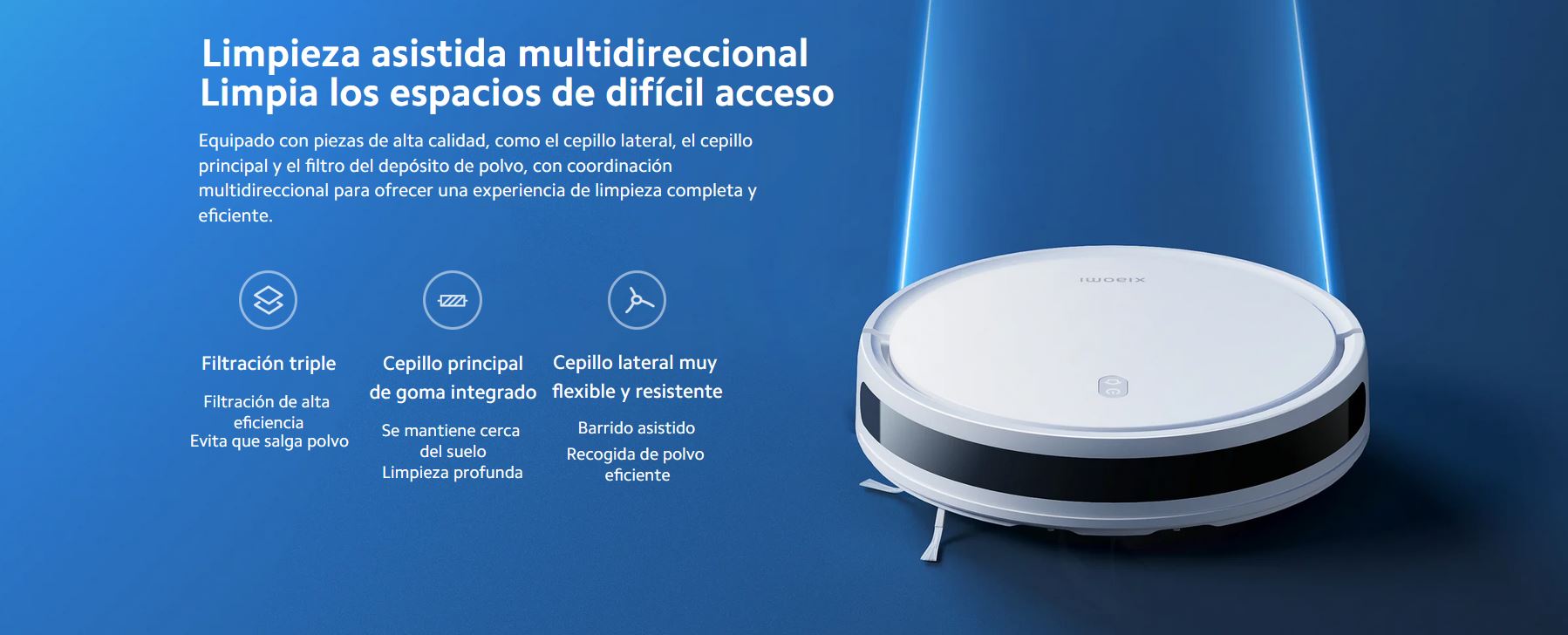 Xiaomi Robot Aspirador Vacuum E12 Blanco&internal_source