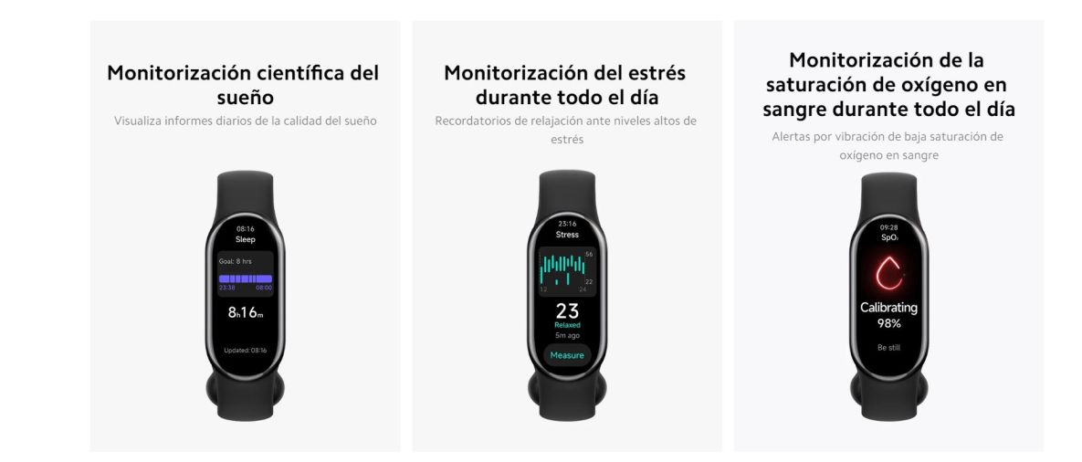 ▷ Reloj Xiaomi Smart Band 8 Negro