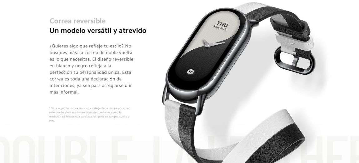 Correa COOL para Xiaomi Smart Band 8 Metal Plata - Cool Accesorios