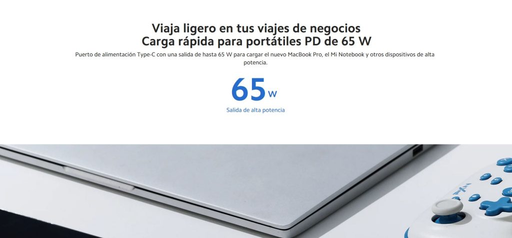 kiboTEK xiaomi gan charger 65w 8