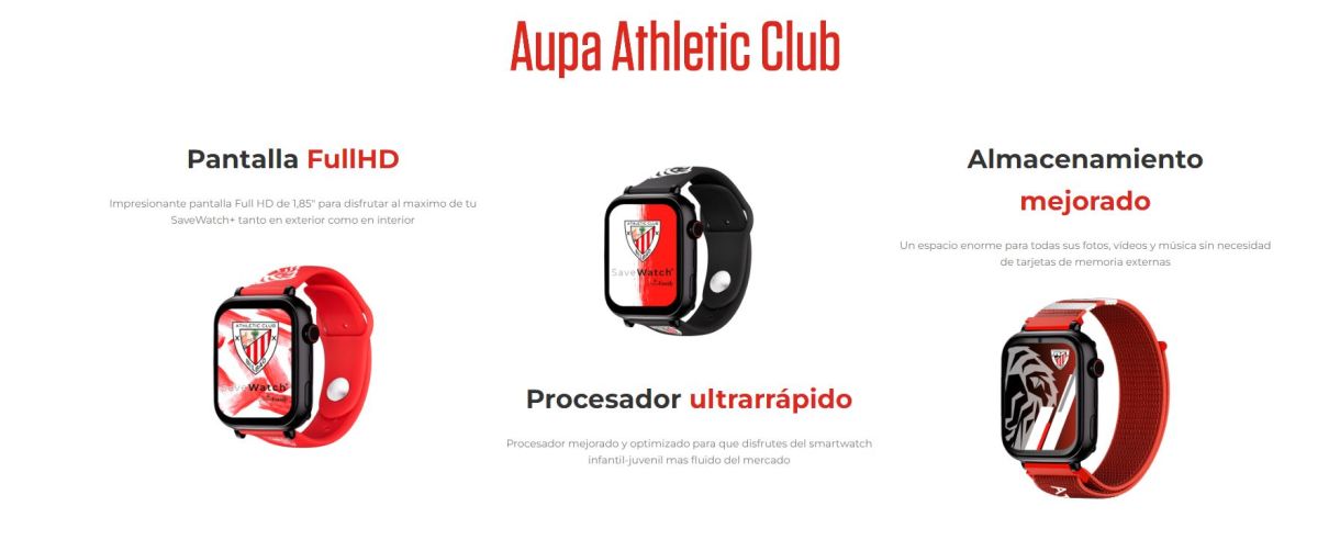 Reloj SaveWatch Plus ed. Athletic Club con GPS y llamada - SaveFamily GPS