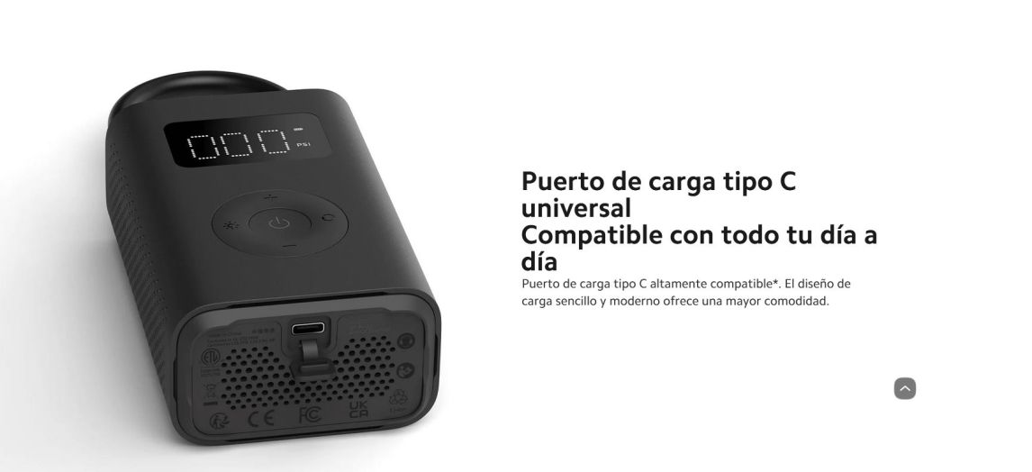 Comprar Xiaomi Portable Electric Air Compressor 2 ▷ Tienda Xiaomi