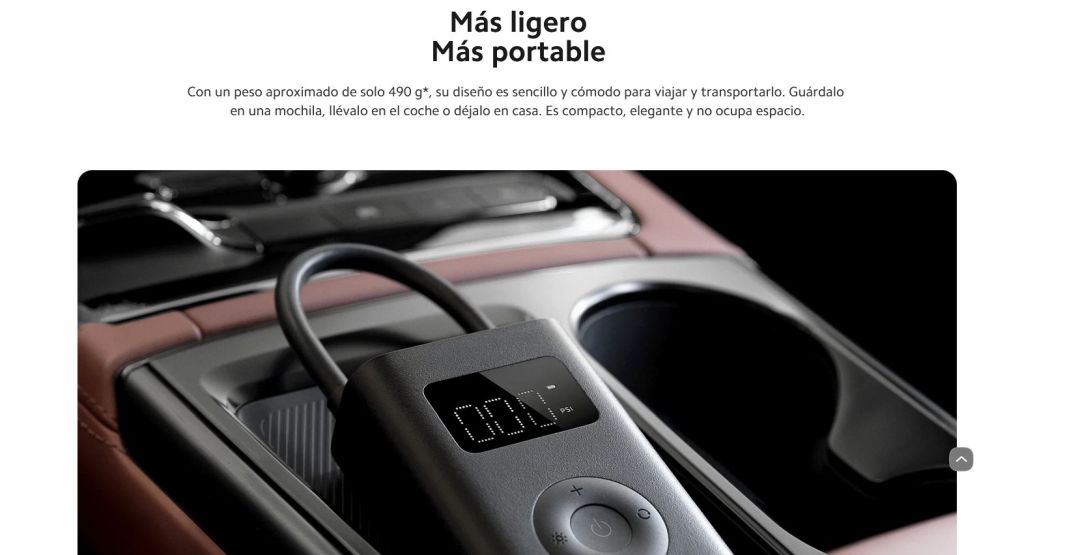 Compresseur d'air électrique portable Xiaomi Mi