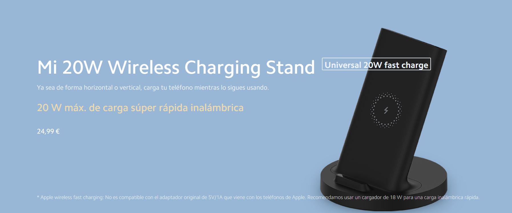 mi-20w-wireless-charging-stand - Mi Global Home