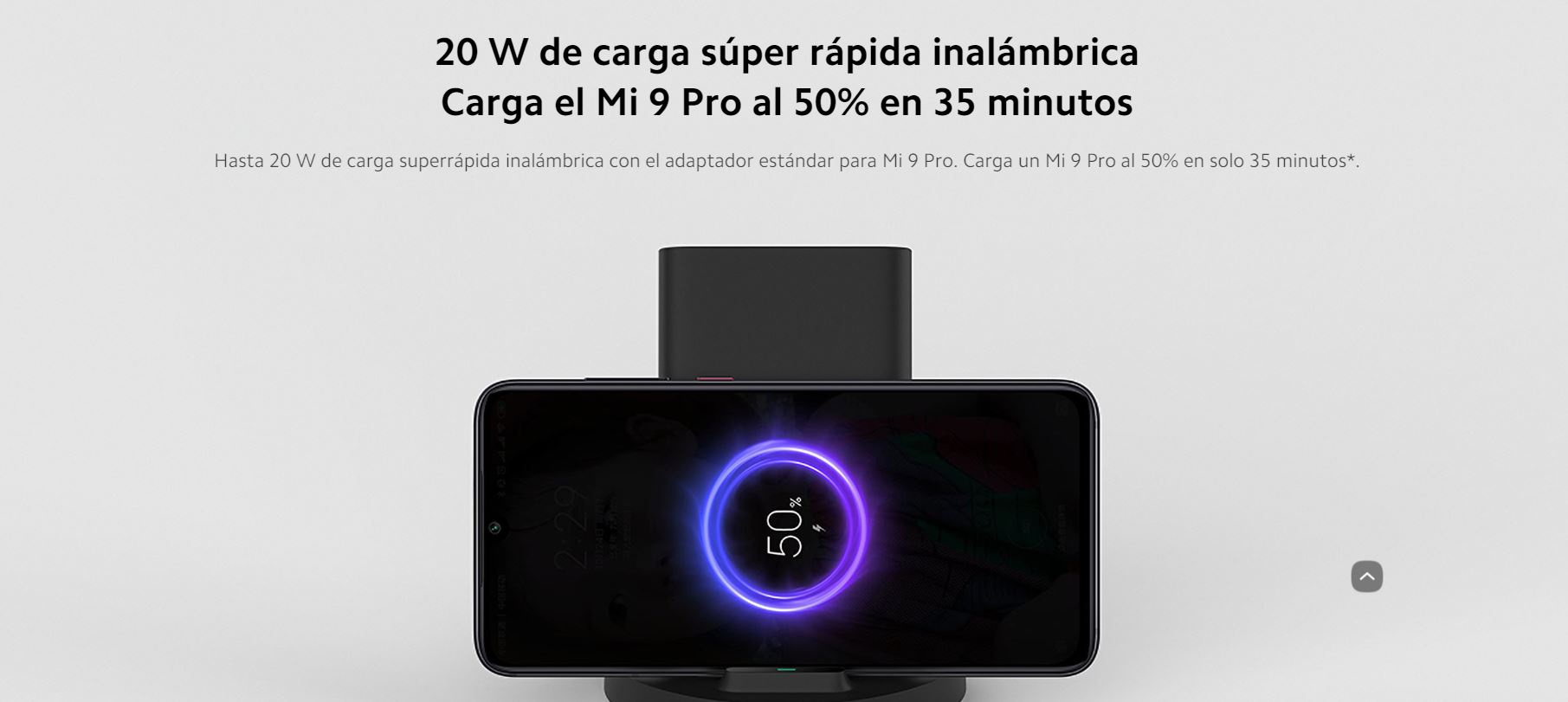 Cargador Inalambrico Xiaomi 20W - 39USDT Rosario 
