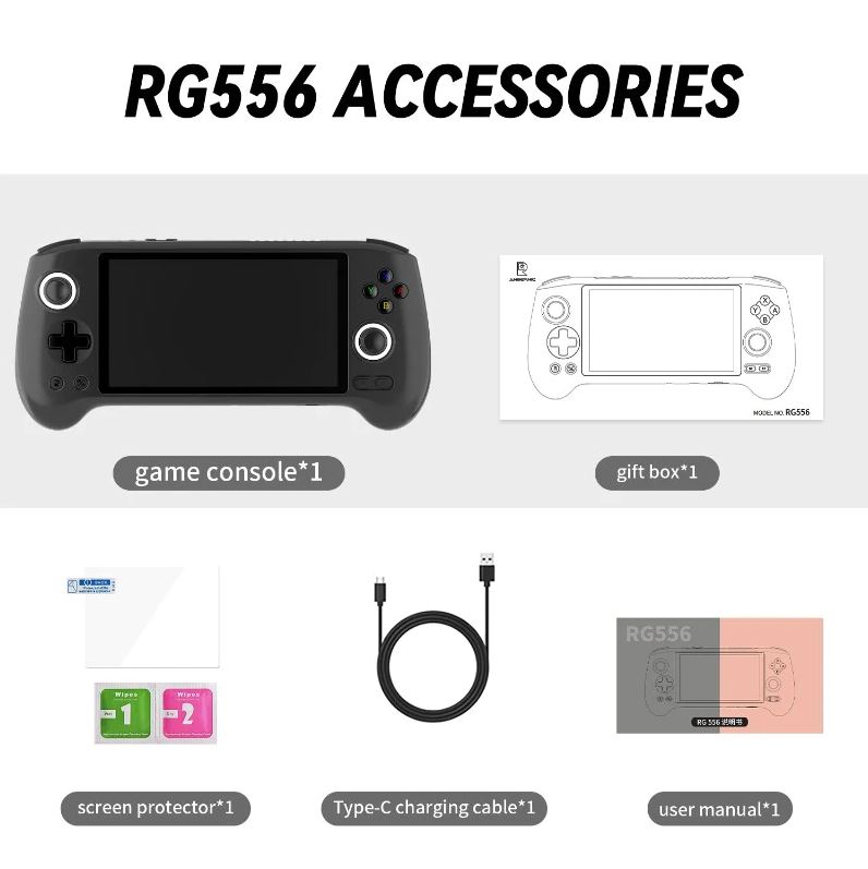 Kaufen Sie die tragbare Retro-Konsole Anbernic RG556 für Android 