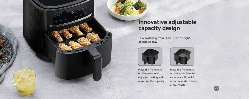 kiboTEK xiaomi fryer 6l 1