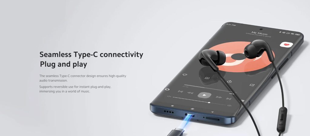 kiboTEK xiaomi earphones tipo c 6