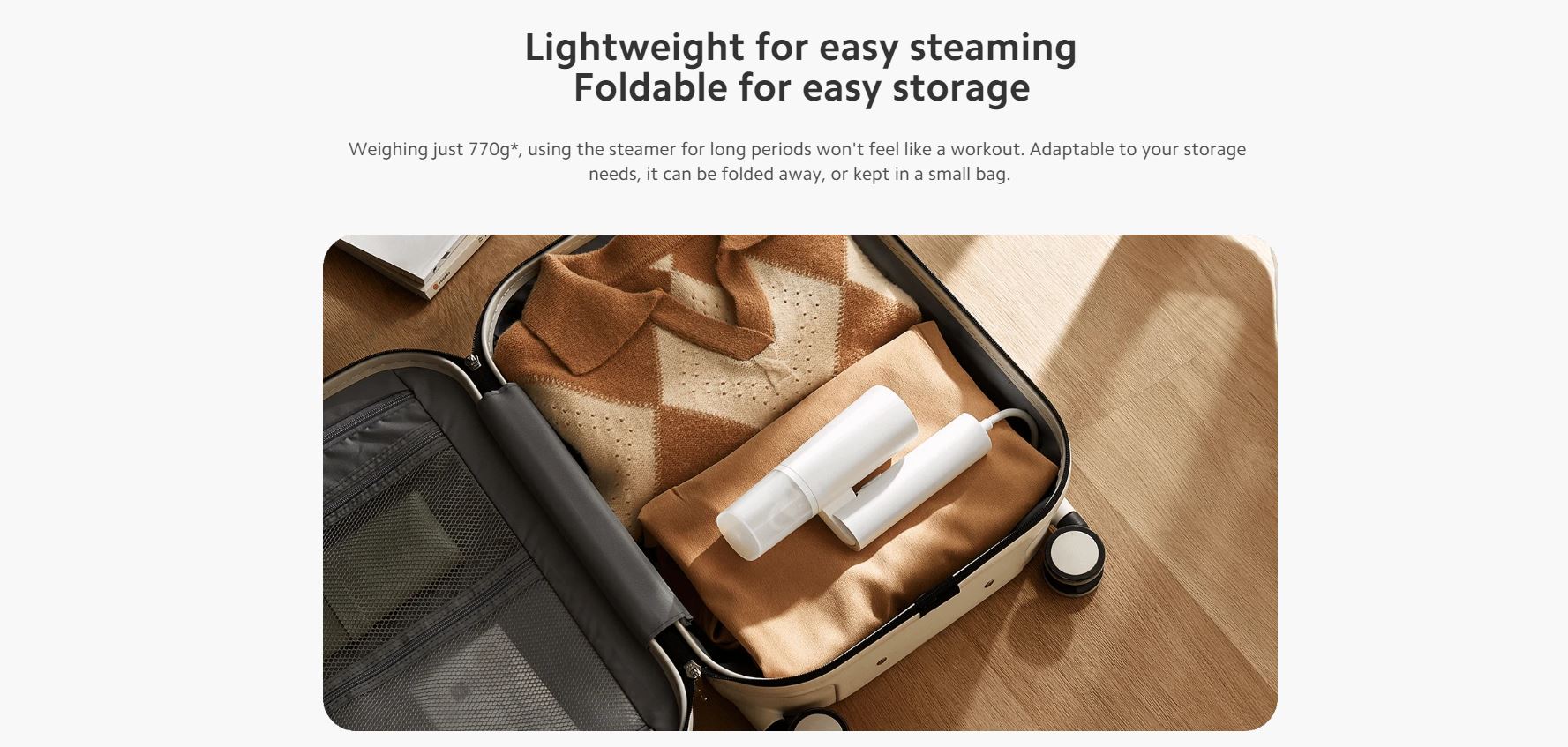 Xiaomi vaporizador de ropa portátil - Handheld Garment Steamer 3
