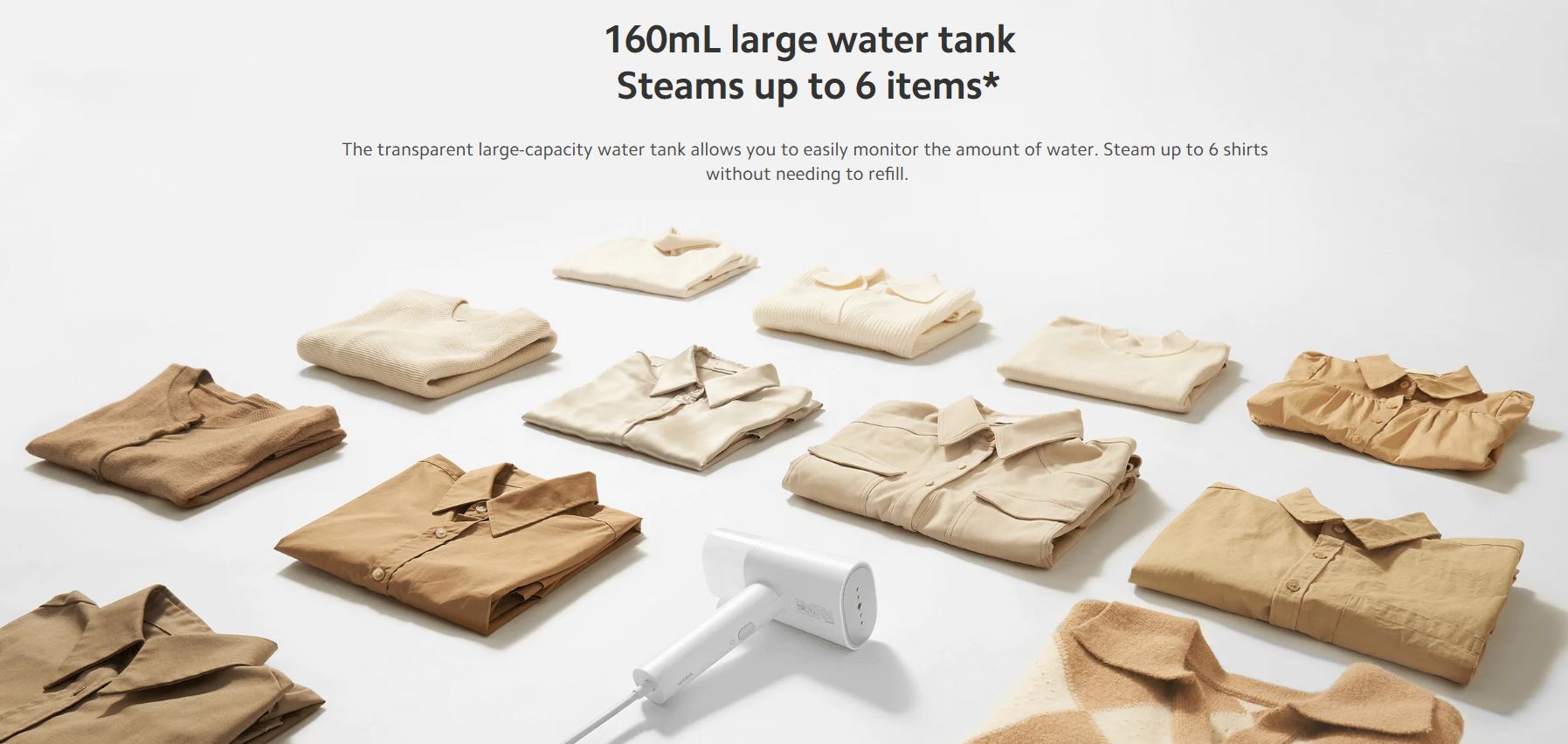 Xiaomi vaporizador de ropa portátil - Handheld Garment Steamer 9