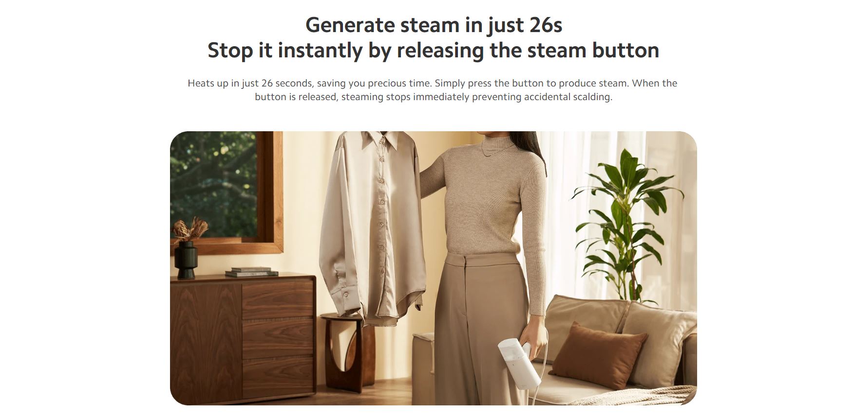 Xiaomi vaporizador de ropa portátil - Handheld Garment Steamer 6