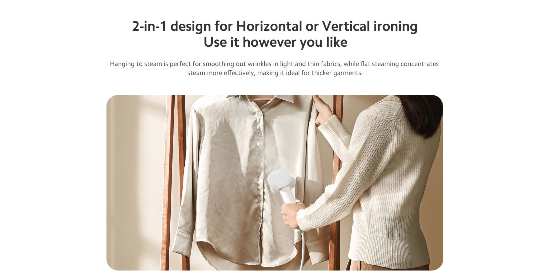 Xiaomi vaporizador de ropa portátil - Handheld Garment Steamer 7