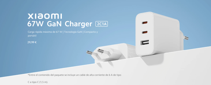 kiboTEK Xiaomi67W GanCharger2C1A 002