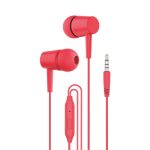 3.5mm COOL Care Stereo Earphones With Mic Red
