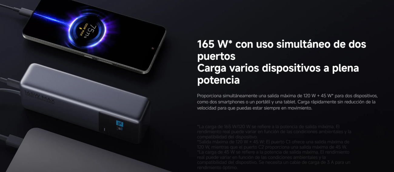 kiboTEK xiaomi 165W POWER 10000 005