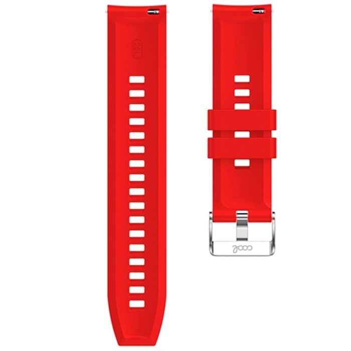 kiboTEK correa 20mm rojo goma 001