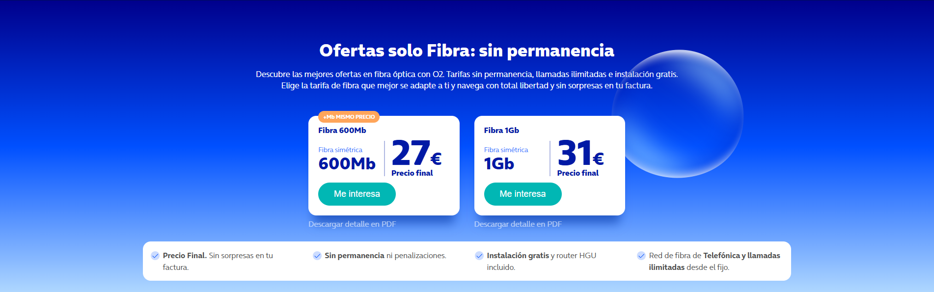 kibo o2 solo fibra
