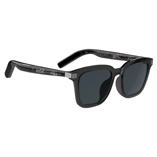 kiboTEK_smart_glasses_cool_CASE Smart Glasses COOL IA Gafas de Sol Inteligentes Unisex Negro (Llamadas, Música, Traducción) - immagine 1