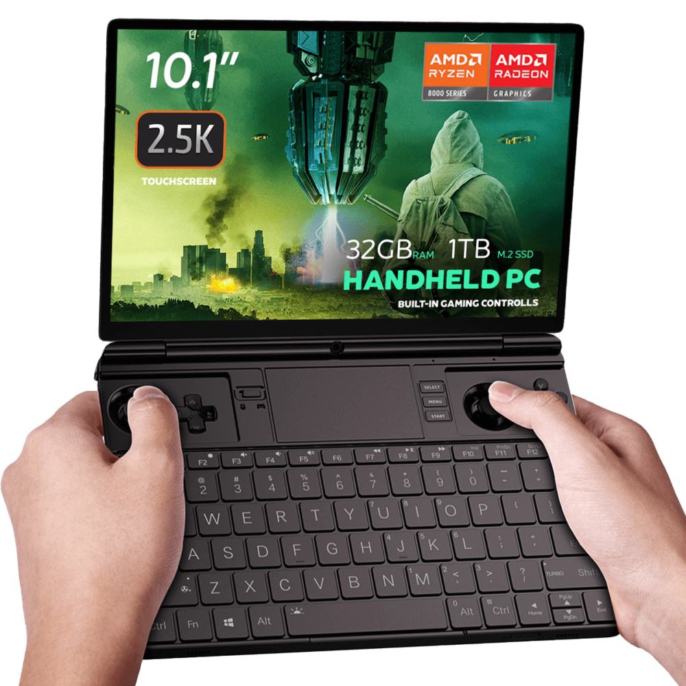 kiboTEK_gpd_win_max_050 GPD WIN MAX 2 2025 32GB/1TB AMD Ryzen 7 8840U - Imagem 1