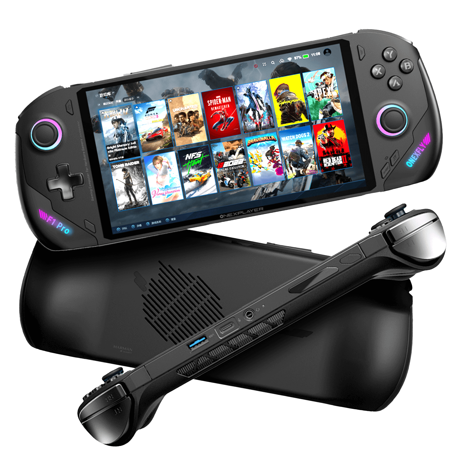 kiboTEK_onexfly_f1_pro_019 OneXFly F1 Pro AI 9 HX 365 32GB+1T Ultimate Gaming Handheld Console - Imagen 1