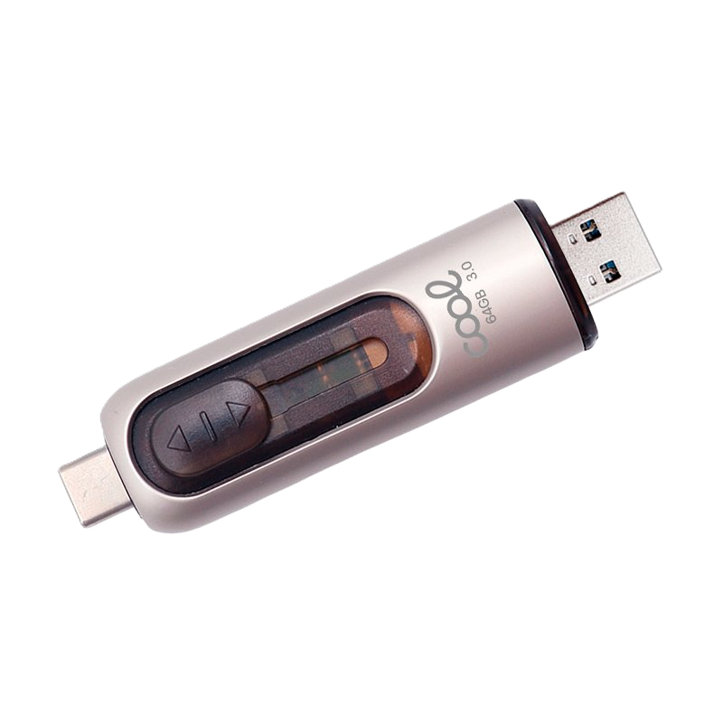 kiboTEK_pendrive_usb_tipo_c_001 Pen Drive USB x64 GB 3.0 COOL Tipo-C / USB (2 en 1) - immagine 1